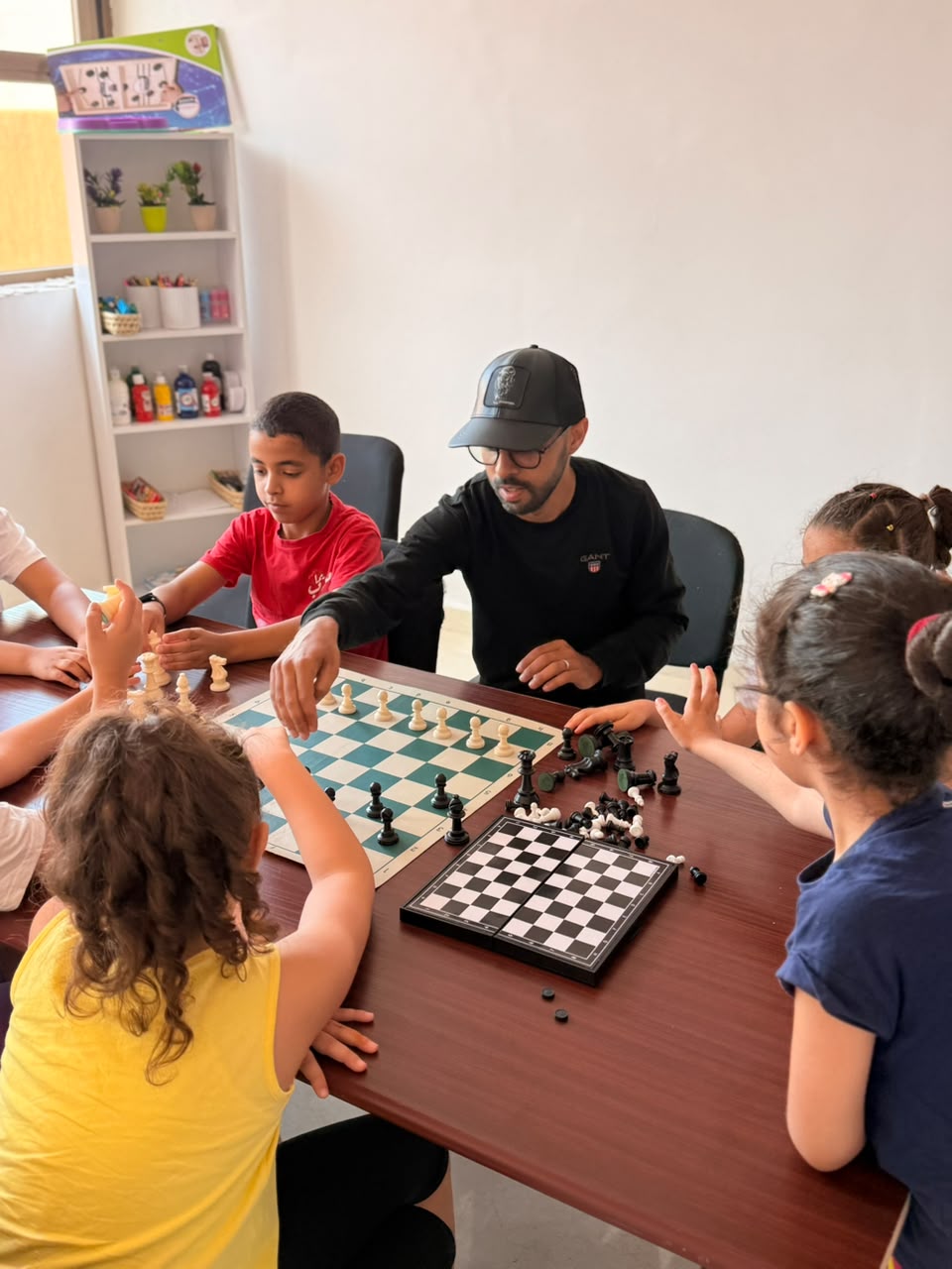Cours d'échecs avec un formateur